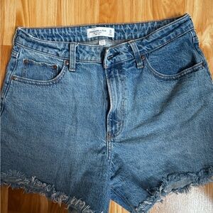 Abercrombie & Fitch Women's Classic Blue Jean Shorts